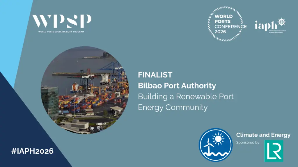 Bilbao Port Authority IAPH Sustainability award