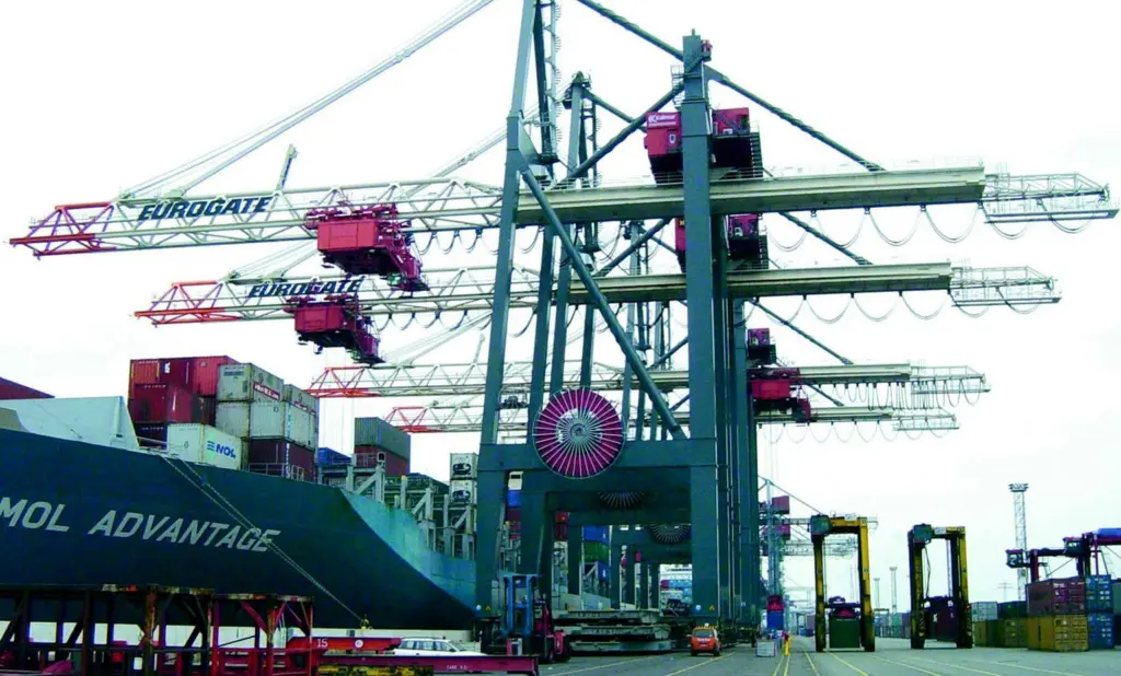 Kalmars STS crane