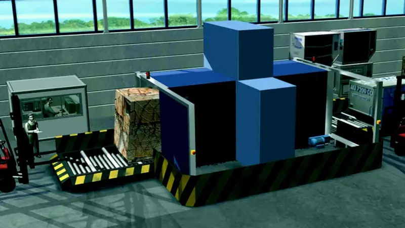 HI-SCAN 250250: can penetrate up to 200 mm of steel