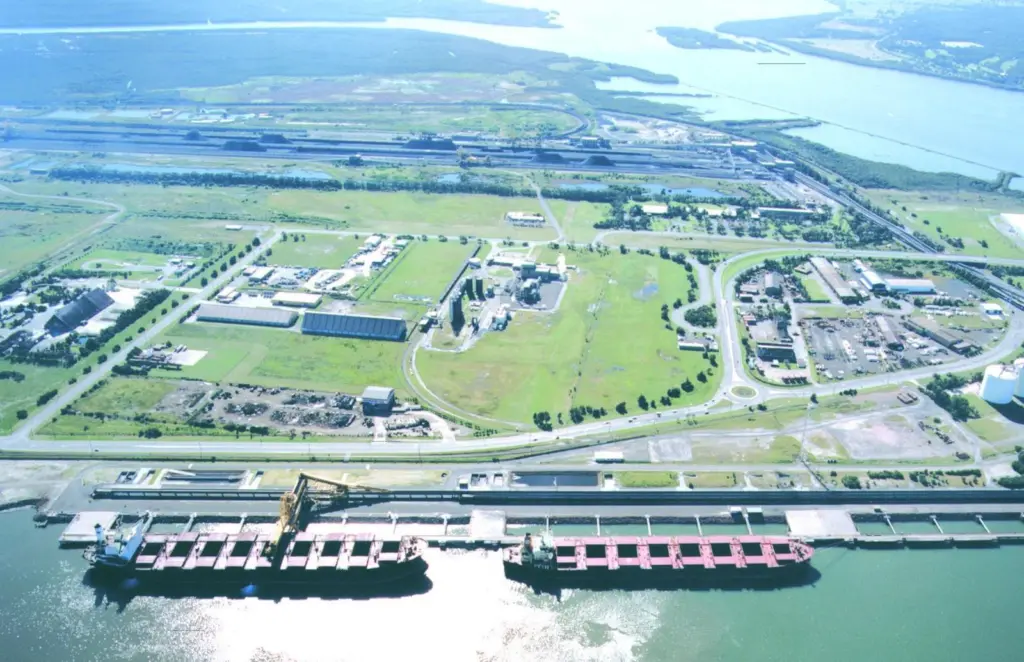 Newcastle: peaked at 56 coal vessels in March