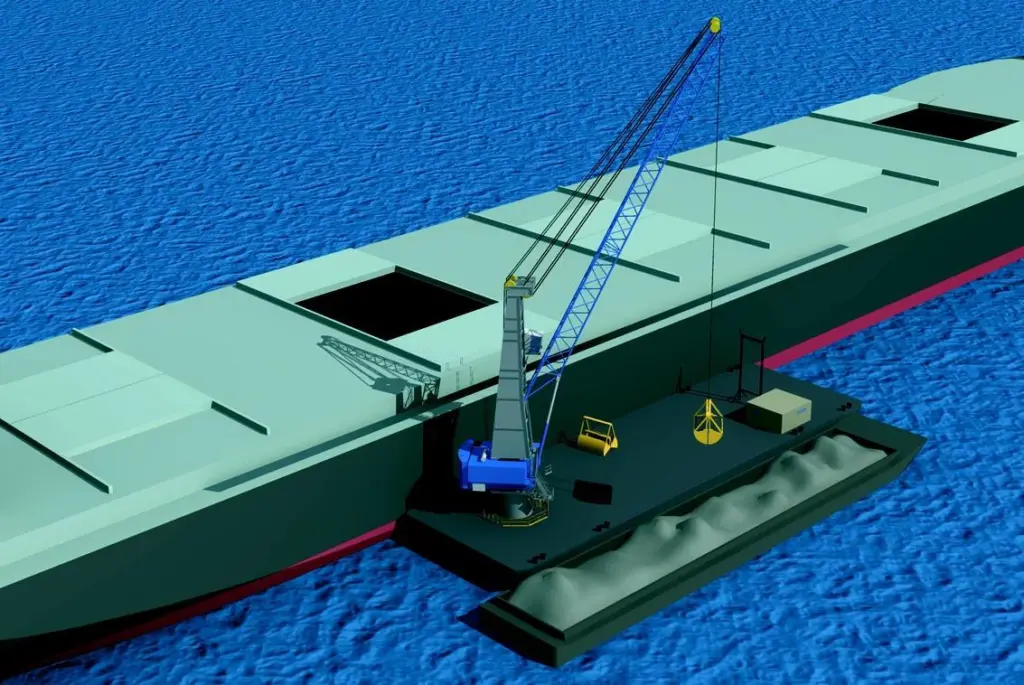 Gottwalds HPK 330EG: destined for pontoon-mounted work in Mississippi