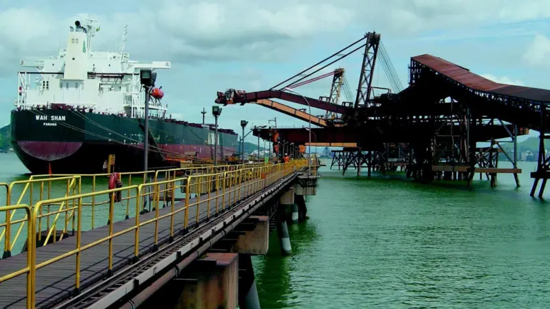 CVRDs export terminal at Tubarao: insatiable demand
