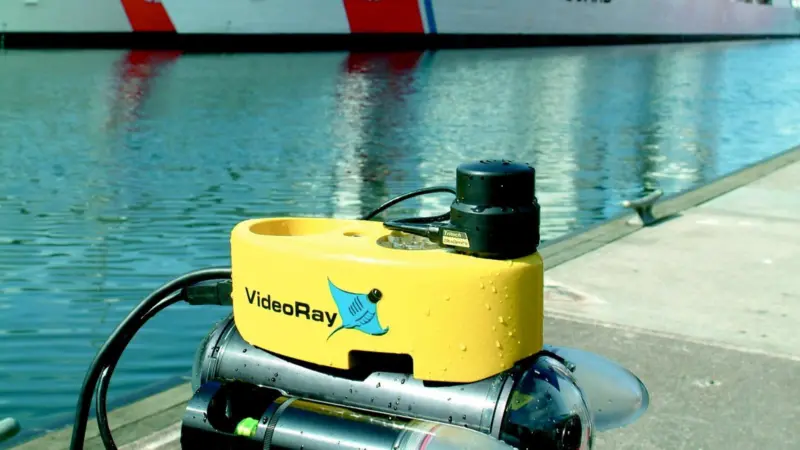 Technology developed to protect the military - such as this mini-ROV - can protect ports and harbours too