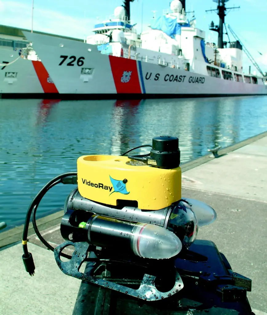 Technology developed to protect the military - such as this mini-ROV - can protect ports and harbours too
