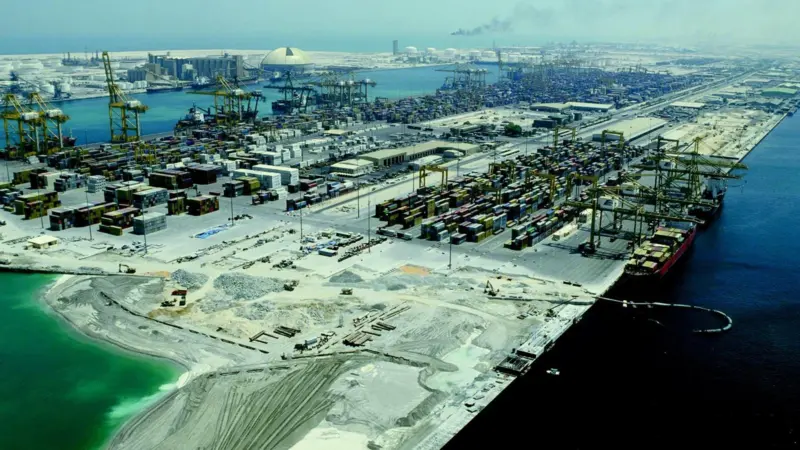Jebel Ali Free Zone is built around Dubai Port Authoritys Jebel Ali terminal
