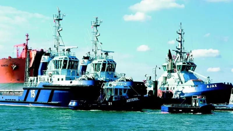 Larger, more powerful versions of these conventional harbour tugs will be required to work at offshore LNG terminals