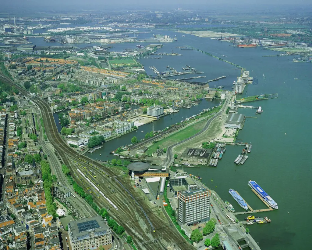 Port Strategy: Amsterdam's port from the air: scene of significant meteoric growth