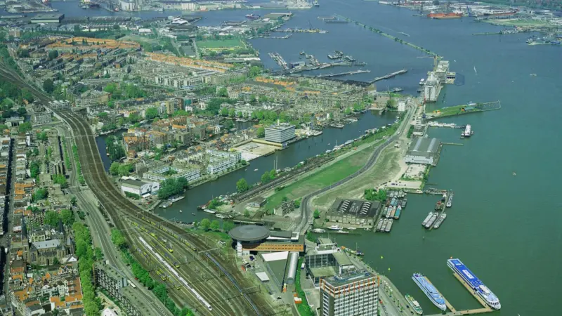 Port Strategy: Amsterdam's port from the air: scene of significant meteoric growth