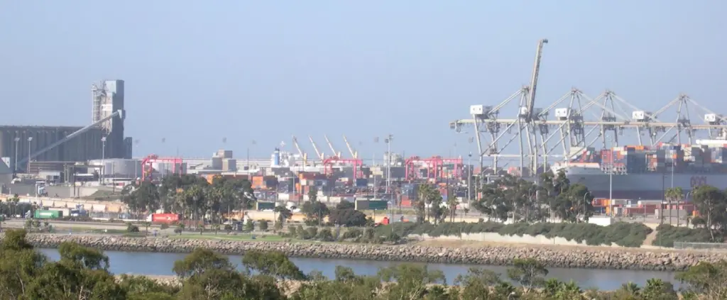 Port Strategy: the Ports of Long Beach (pictured) and Los Angeles aim to drive throughput