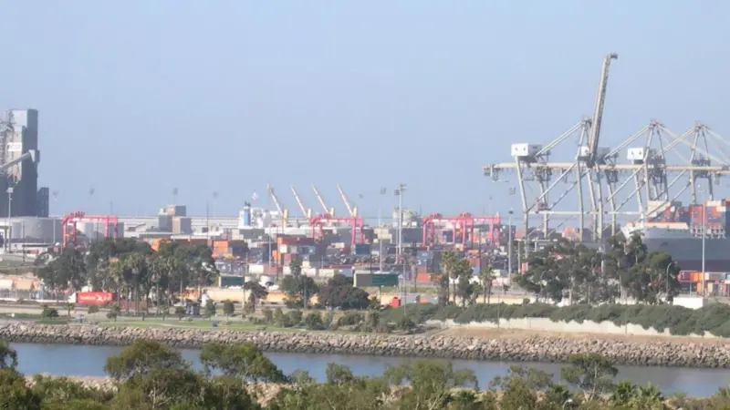 Port Strategy: the Ports of Long Beach (pictured) and Los Angeles aim to drive throughput