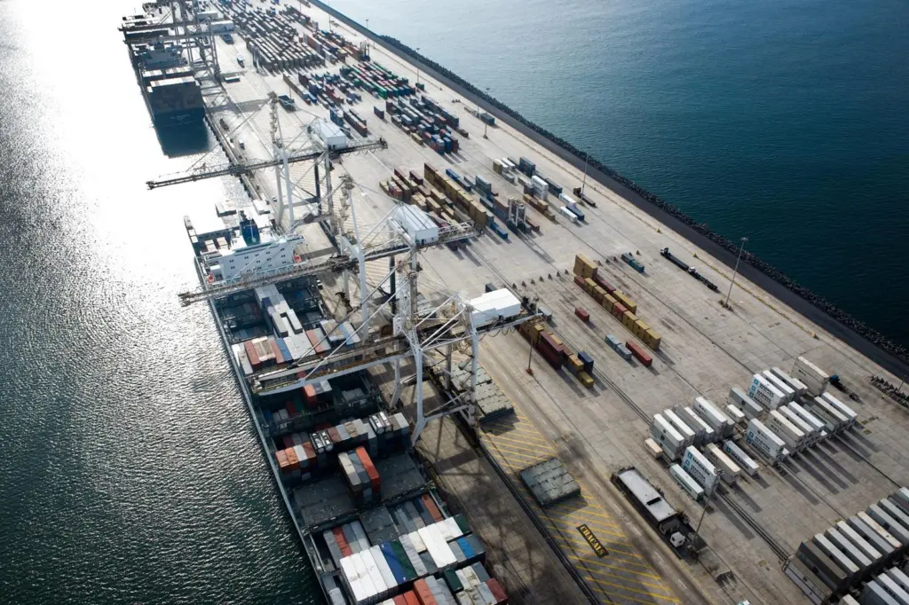 Port Strategy: A nationwide skills shortage at South Africa's ports, including Cape Town, pictured, is hampering infrastructure investment