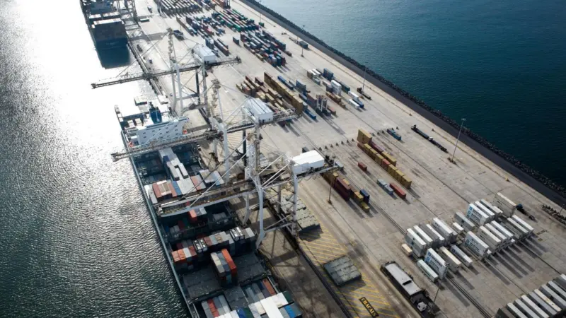 Port Strategy: A nationwide skills shortage at South Africa's ports, including Cape Town, pictured, is hampering infrastructure investment