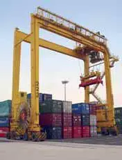 RTG-Electrification with Cable  Reel Solution.