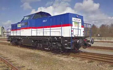 The Alstom hybrid shunting locomotive