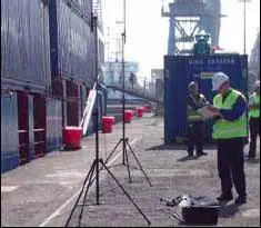 Sound power measurements and recordings in the Port of Dublin