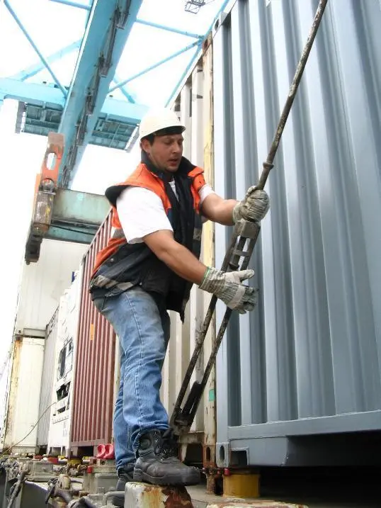 Port Strategy: Container lashing standards need to be unified. Credit: Danny Cornelissen