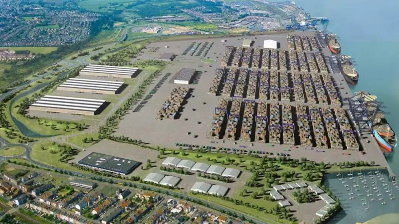Port Strategy:Hutchison admits extension will unlikely be created with the ten-year planning grant. Credit: Harwich International Port