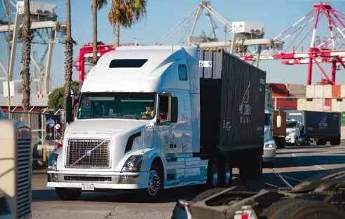 Long Beach is close to meeting its 2012 clean truck goal