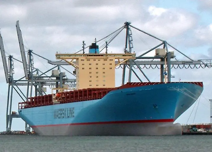 Emma Maersk: one of the largest container ships in the world with a capacity of over 14,000 teu. Now Maersk is looking at 16,000 teu