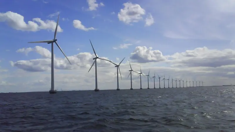 LINING UP THE PROBLEMS: wind farms are a major issue for shipping
