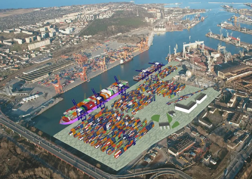 The Port of Gdynia is developing a deep draft berth with GCT