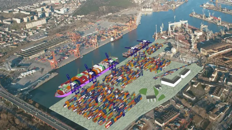 The Port of Gdynia is developing a deep draft berth with GCT