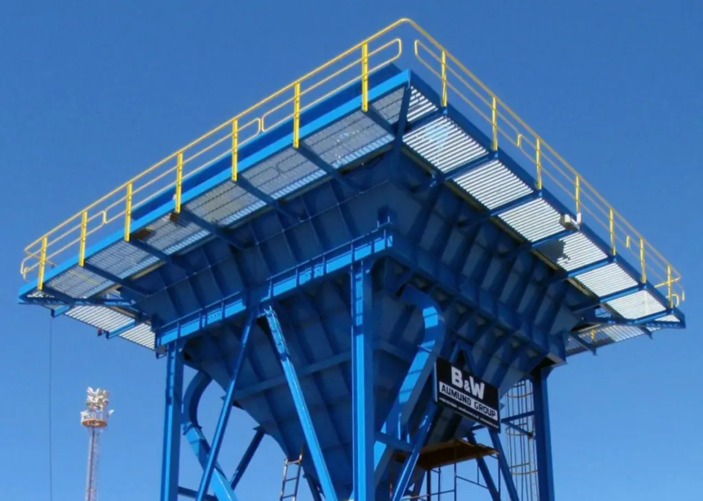 The Eco Hopper is part of a project to build a 30,000 tonne per month cement milling facility adjacent to the port.