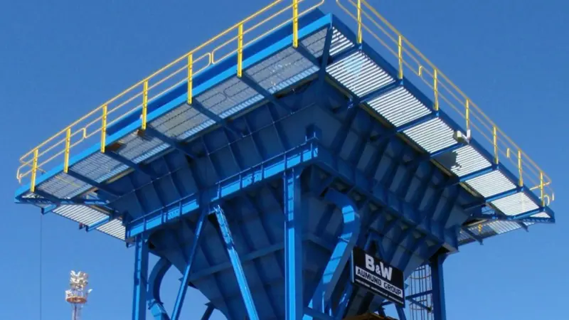 The Eco Hopper is part of a project to build a 30,000 tonne per month cement milling facility adjacent to the port.