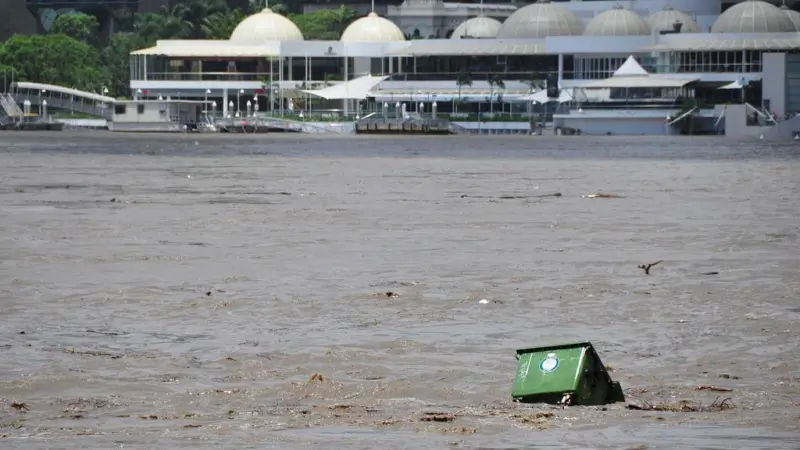 Floods in Queensland state look set to break record highwater levels of the 1970s
