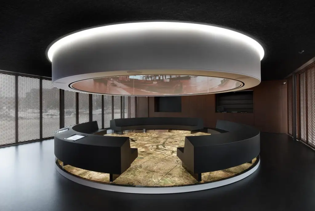 Inside the MAS Port Pavilion, Image: © Toon Grobet