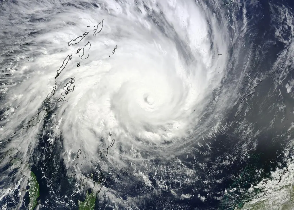 Cyclone Yasi makes landfall in Queensland. Photo: NASA