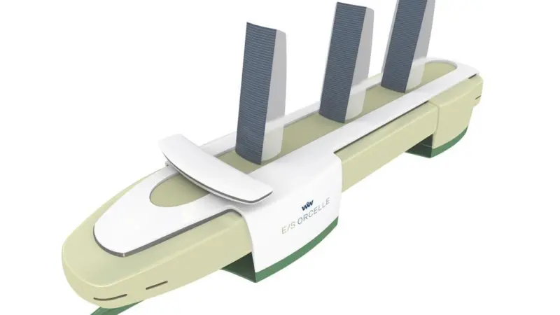 The conceptual model of the ‘Orcelle’ provides the inspiration for developing a zero-emissions cargo vessel