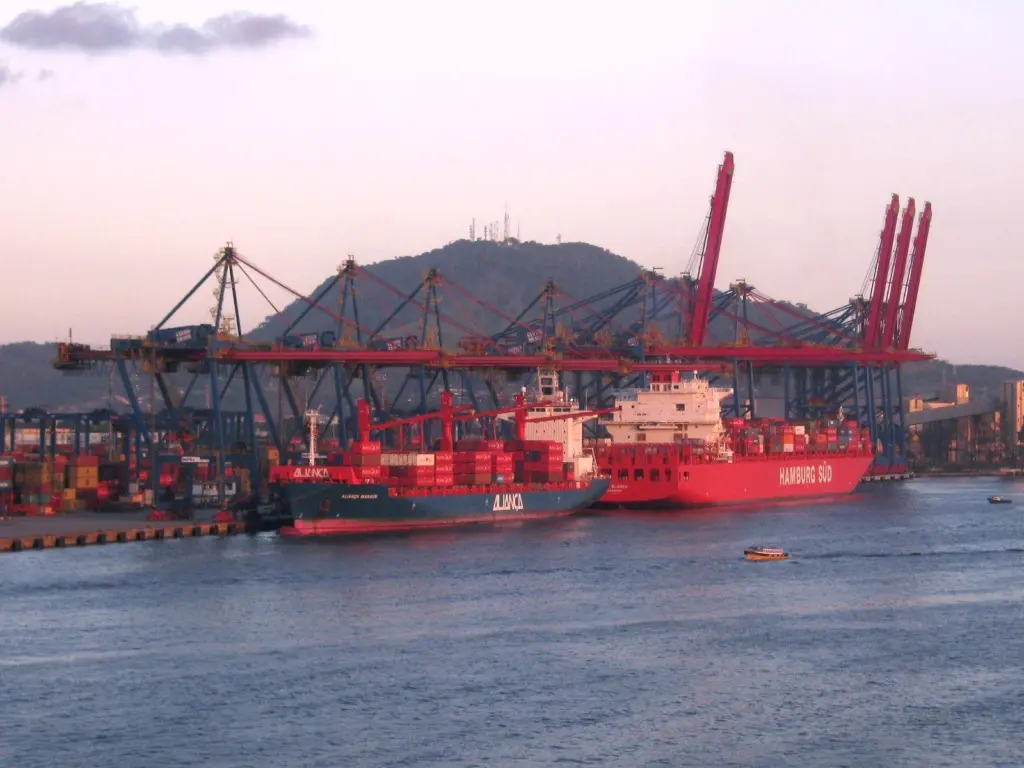 Santos was one of three Brazilian ports to make the top ten list. Credit: Jorge Andrade