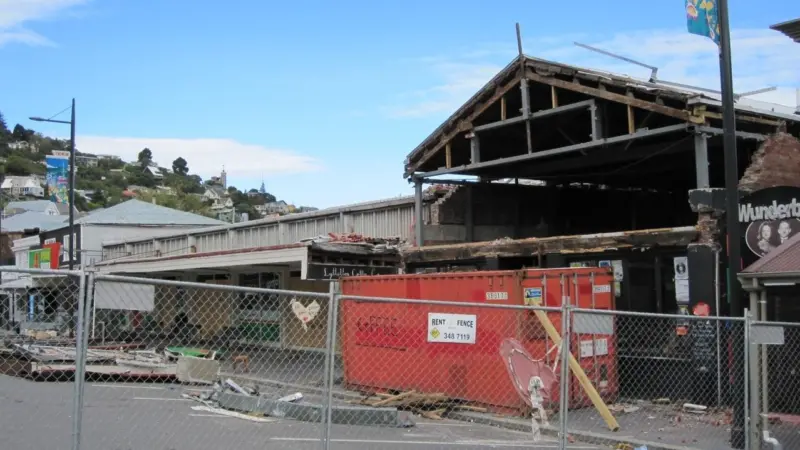 This week's aftershocks have set back Lyttelton's repair programme