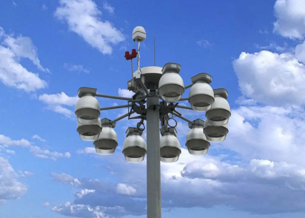 The Phocus Array on a Holophane light mast