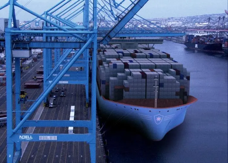 Big ships, like Maersk's Triple E, bring big insurance headaches for ports