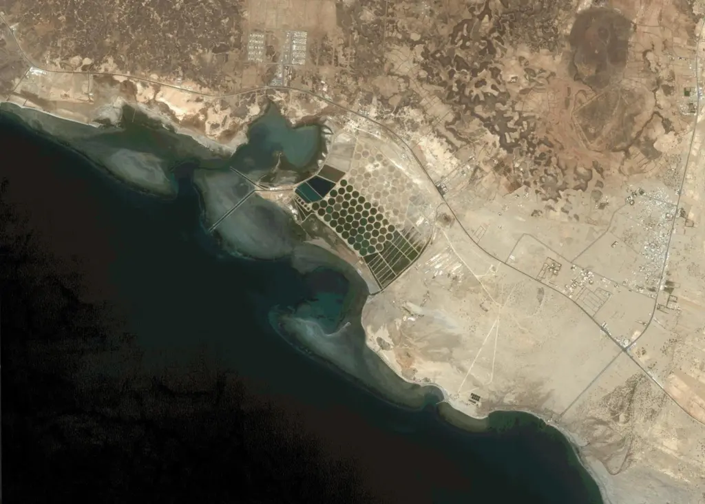 Coastal GIS satellite image data can be used in a number of ways