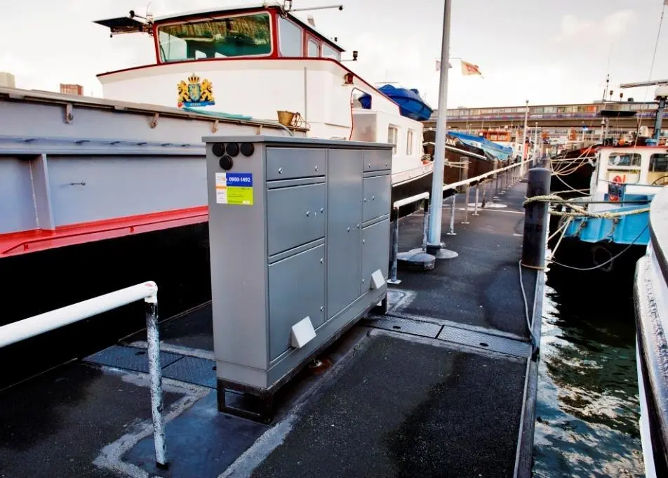 The GE Energy onshore power supply project at the Port of Rotterdam, aims to help reduce emissions at the port.