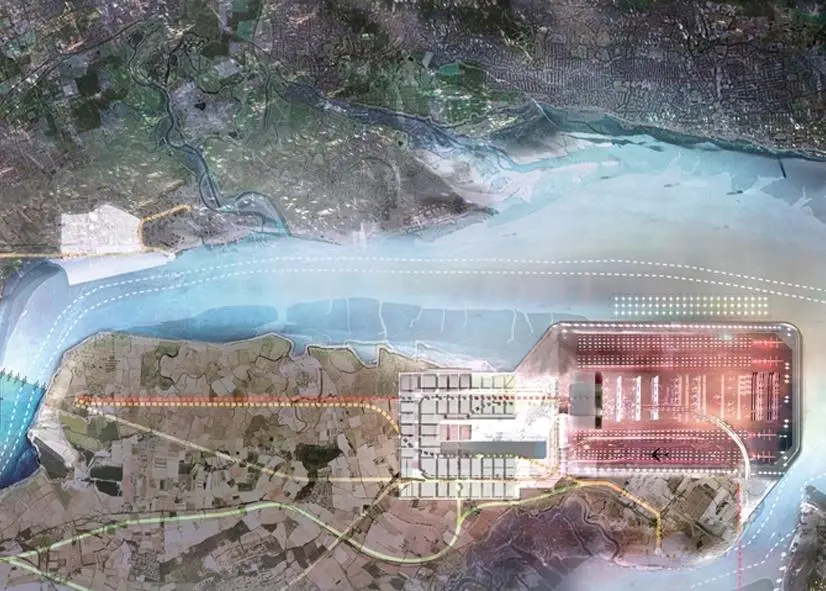 The Thames Hub vision was launched this morning