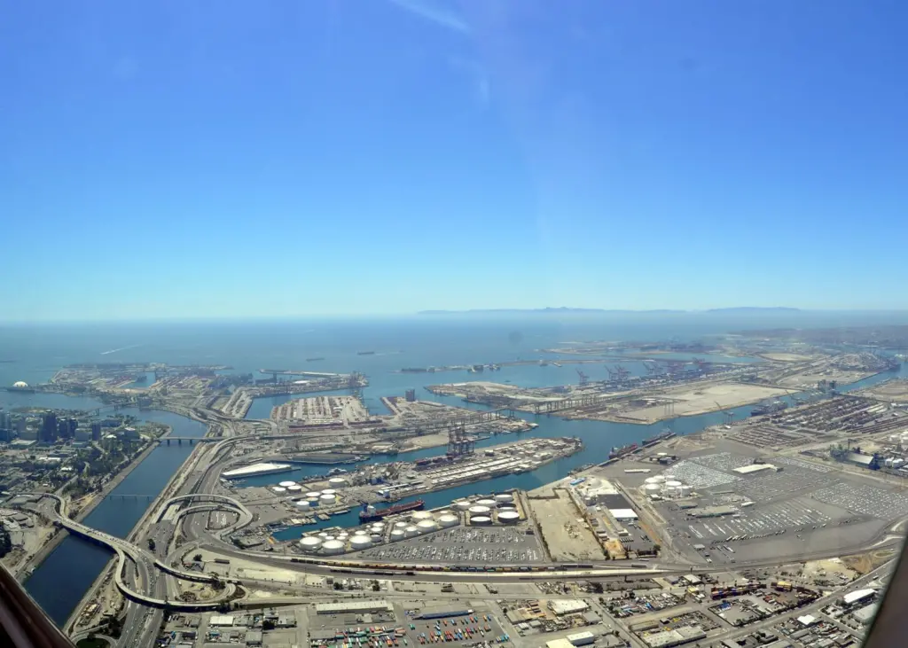 Import volumes at Los Angeles/Long Beach are expected to drop by almost 5% in the fourth quarter over 2010's figures. Credit: D Ramey Logan