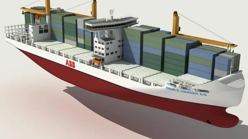 The efficient feeder ship concept from Knud E Hansen, in collaboration with ABB and Maersk Broker