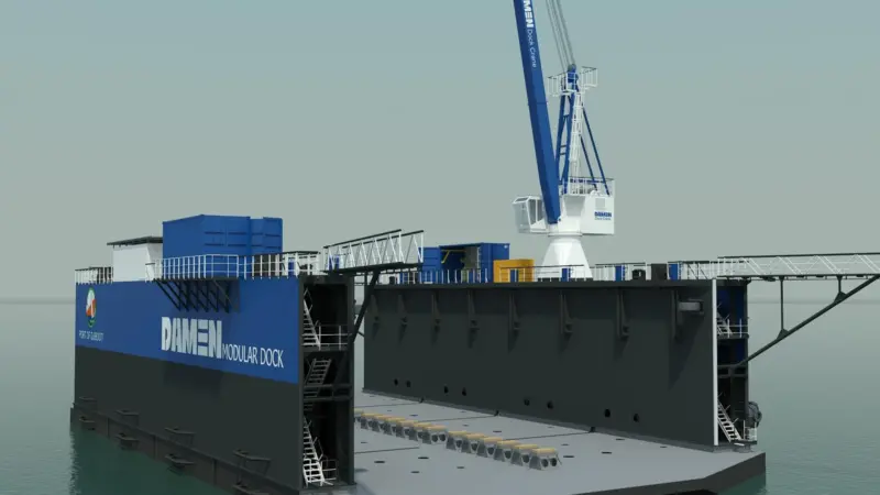 The DMD 4020 bound for the Port of Djibouti