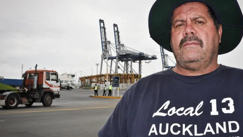 Discontented workers continue strikes at Ports of Auckland. Photo: S Oosterman