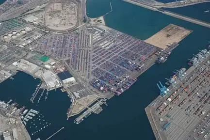The ‘Pier 300’ project will modernise the container terminal Photo: Port of Los Angeles