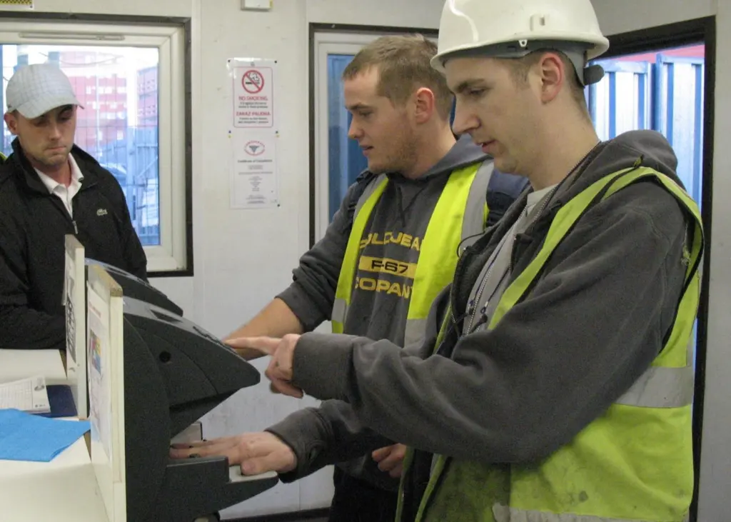 Hand and fingerprint biometrics can be used to secure ports