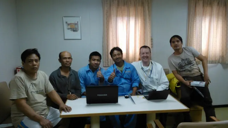 Antwerp's communications systems are praised by welfare organisations. Credit: Mission to Seafarers