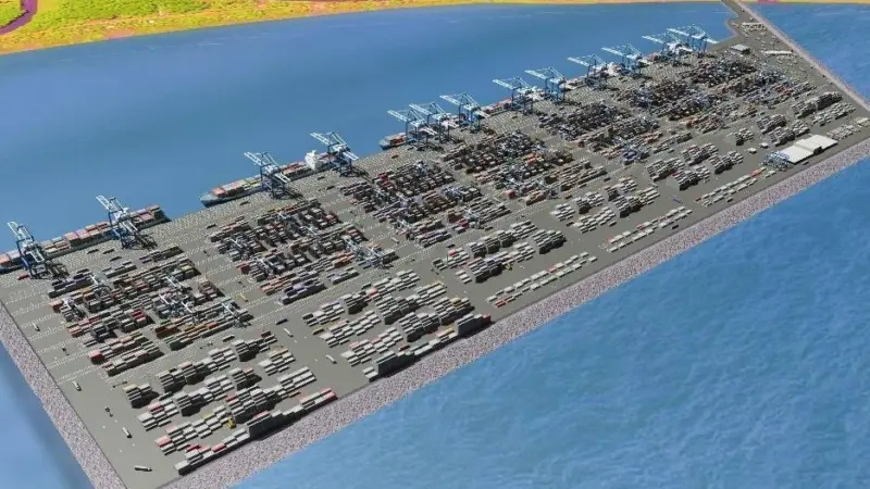 The large scale plans for Moin will give the country much needed deep water access