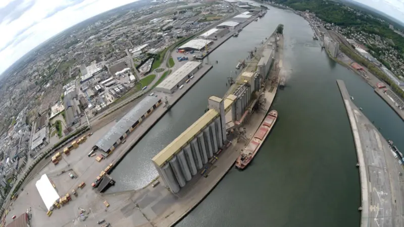 Grain ports need to be competitive and reliable, according to the Port of Rouen. Credit: P Boulen, Port of Rouen