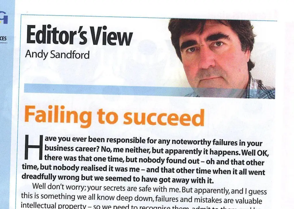 Andy Sandford, editor of Engineering Capacity