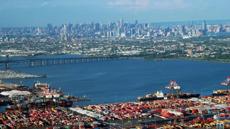 Normal operations were resumed at New York and New Jersey today